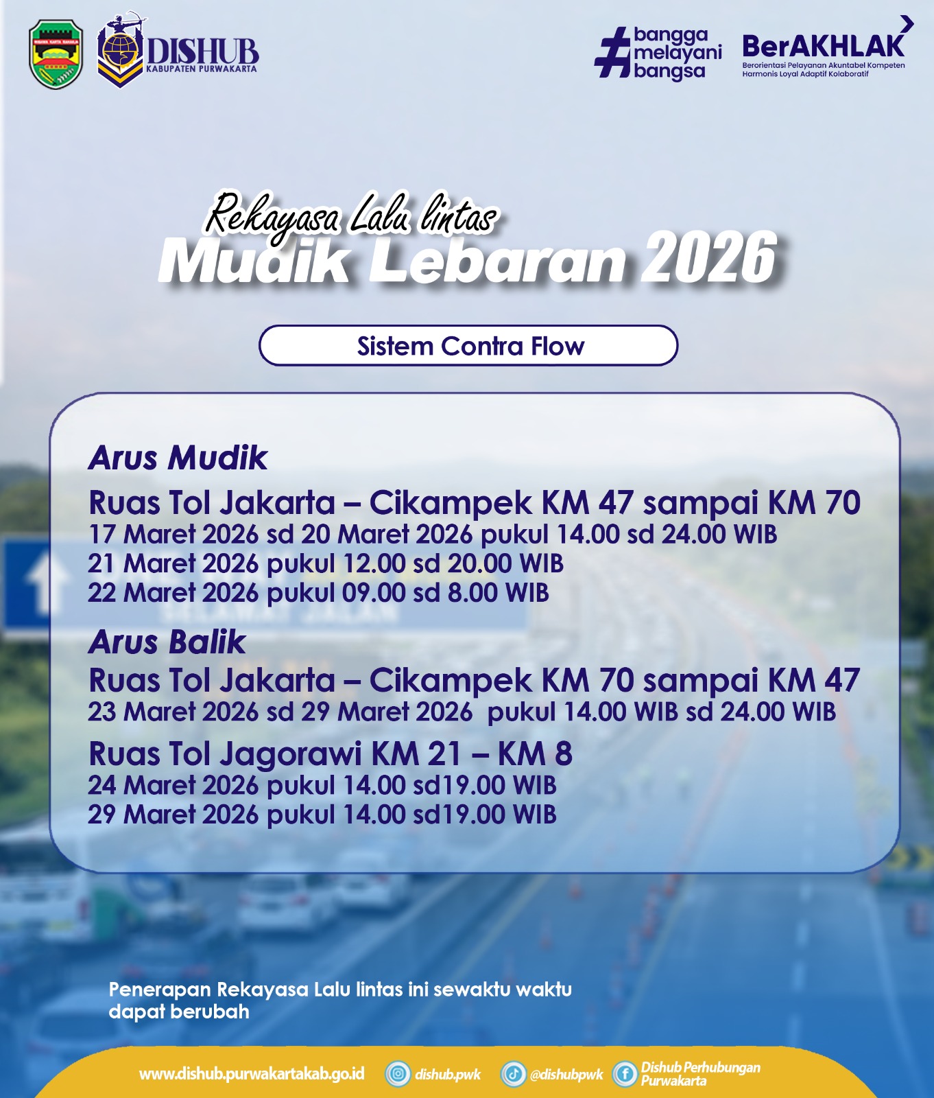 Simak Pengaturan Lalu Lintas Arus Mudik dan Balik Idul Fitri 1447 H