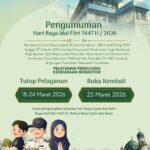 PENGUMUMAN: Penyesuaian Jadwal Pelayanan Pengujian Kendaraan Bermotor Libur Lebaran 1447 H